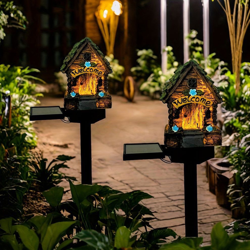 Outdoor Yard Power Stake - Solarbetriebene Pilzlichter für den Außenbereich, wasserdichte