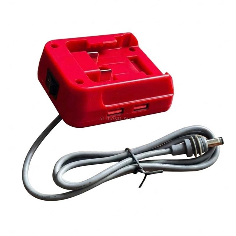 Outdoor Usb Power Adapter - Kompakter 18-W-USB-DC5521-Ausgangsbatteriekonverter für MWQ 18-V-Gerätebatterien
