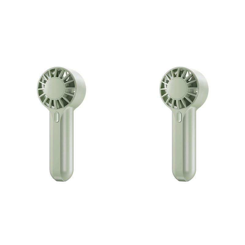 Outdoor Power Deals - 【Jahresangebot】2X Mini tragbarer Ventilator, wiederaufladbarer USB-Ventilator,