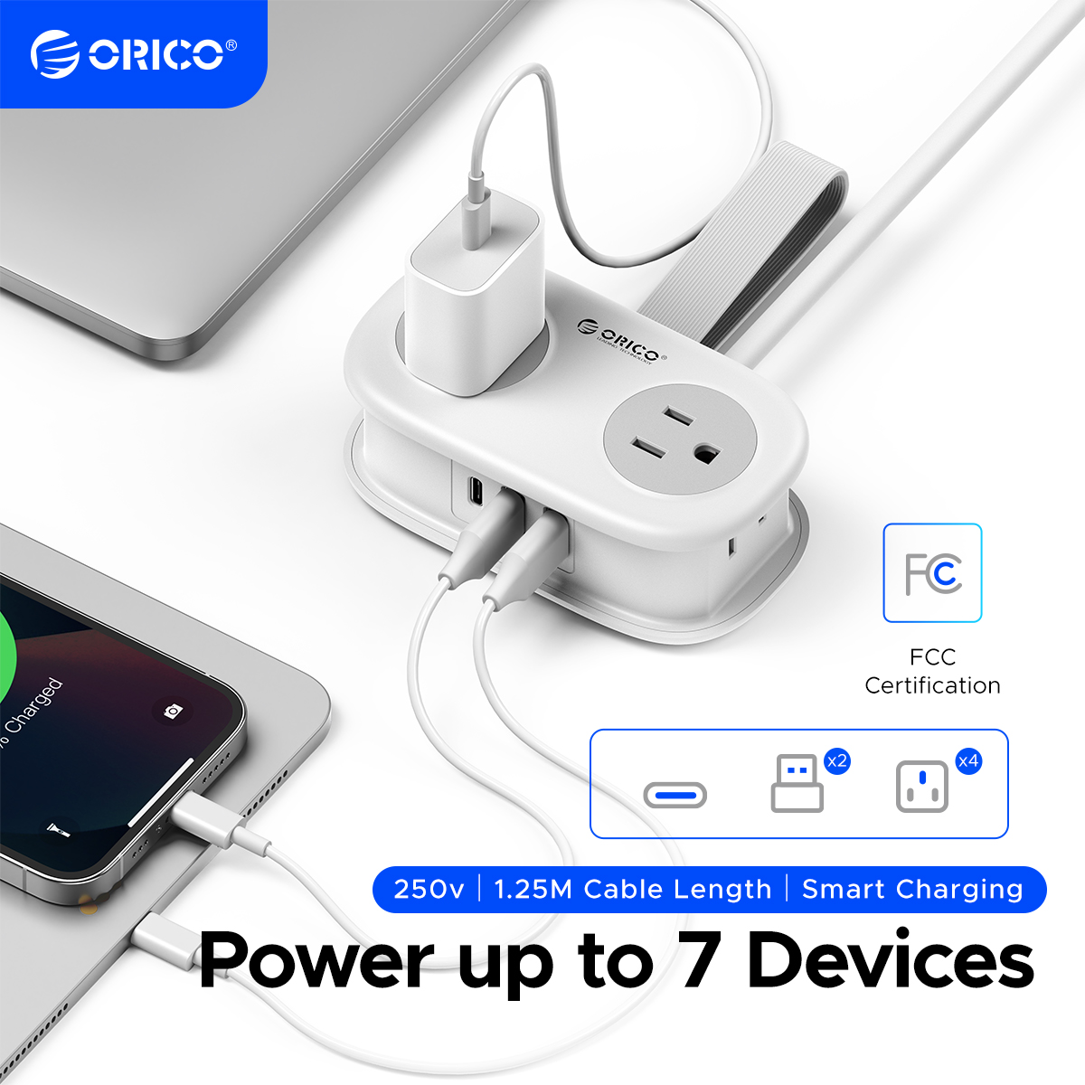 Outdoor Usb Power Adapter - ORICO Kabelmanagement-Reise-Steckdosenleiste 15W Schnellladestation mit 4