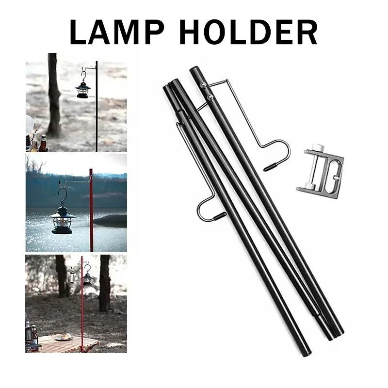 Outdoor Power Point - 360 ° Drehbarer Tragbarer Aluminium-Lampenständer Leichter