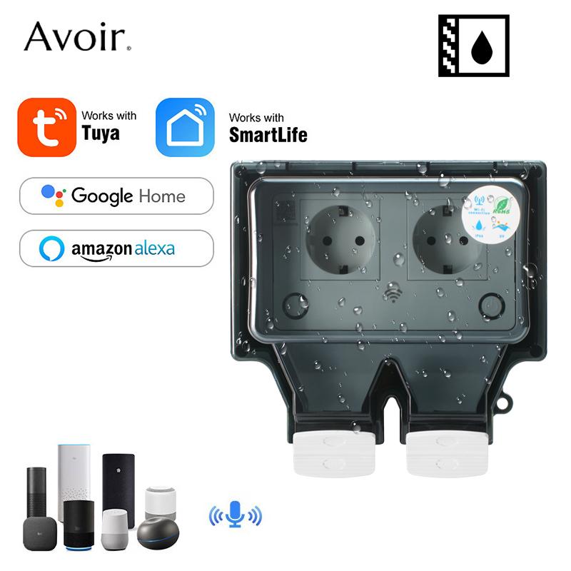 Avoir Tuya Wand Steckdosen Ip6 – Outdoor Power Point Bewertung und Preis
