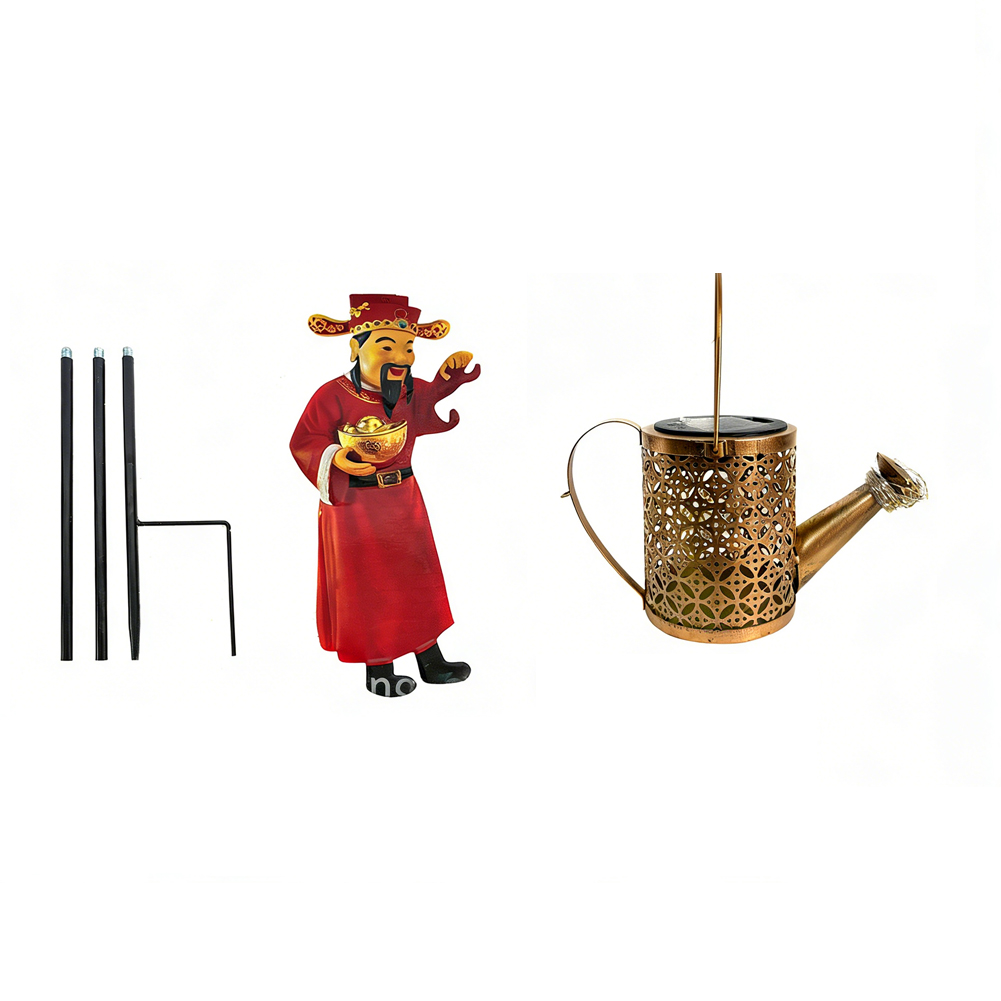 Rote, solarbetriebene Gießkann – Outdoor Yard Power Stake Bewertung und Preis