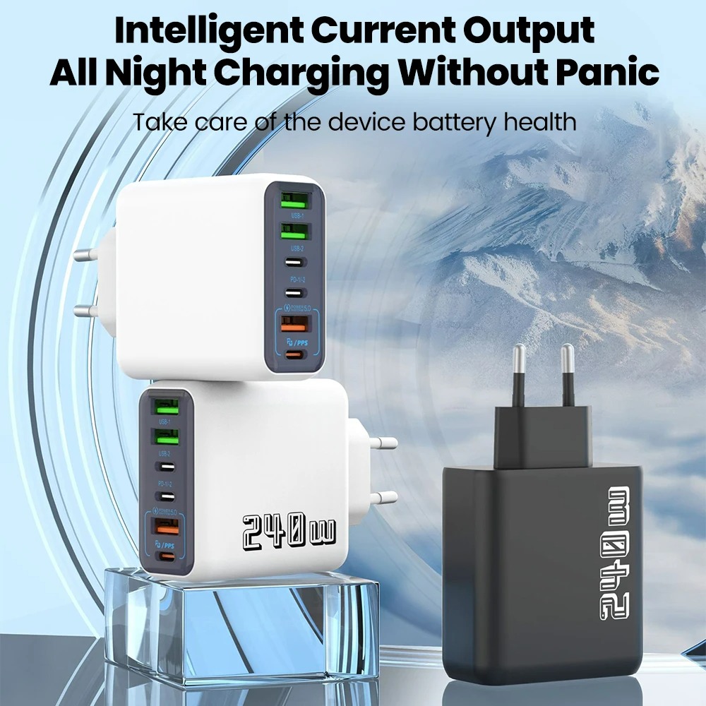 Typ C 240W USB-Schnellladegerä – Outdoor Usb Power Adapter Bewertung und Preis
