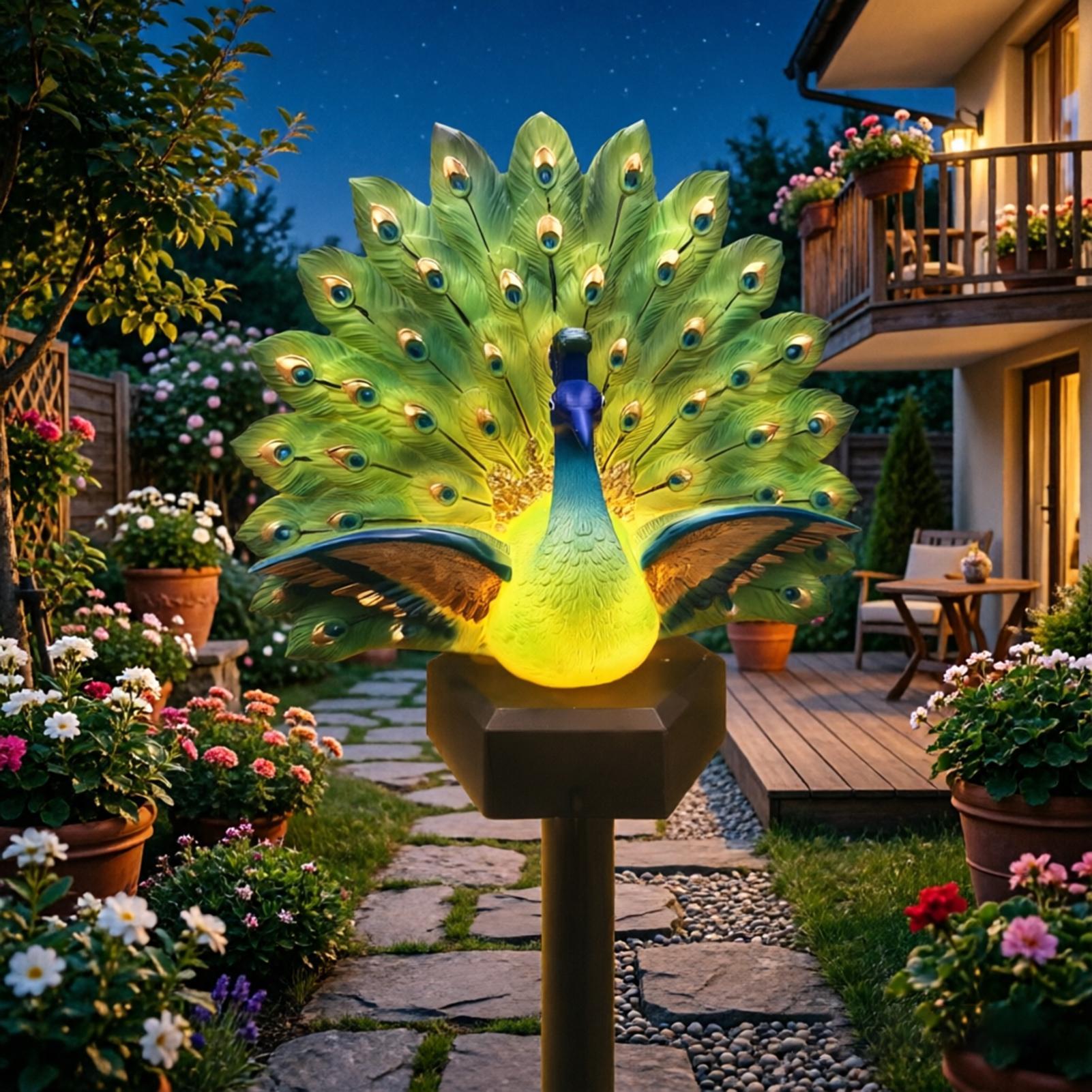 Solar-Vogel-Gartenskulptur, so – Outdoor Yard Power Stake Bewertung und Preis