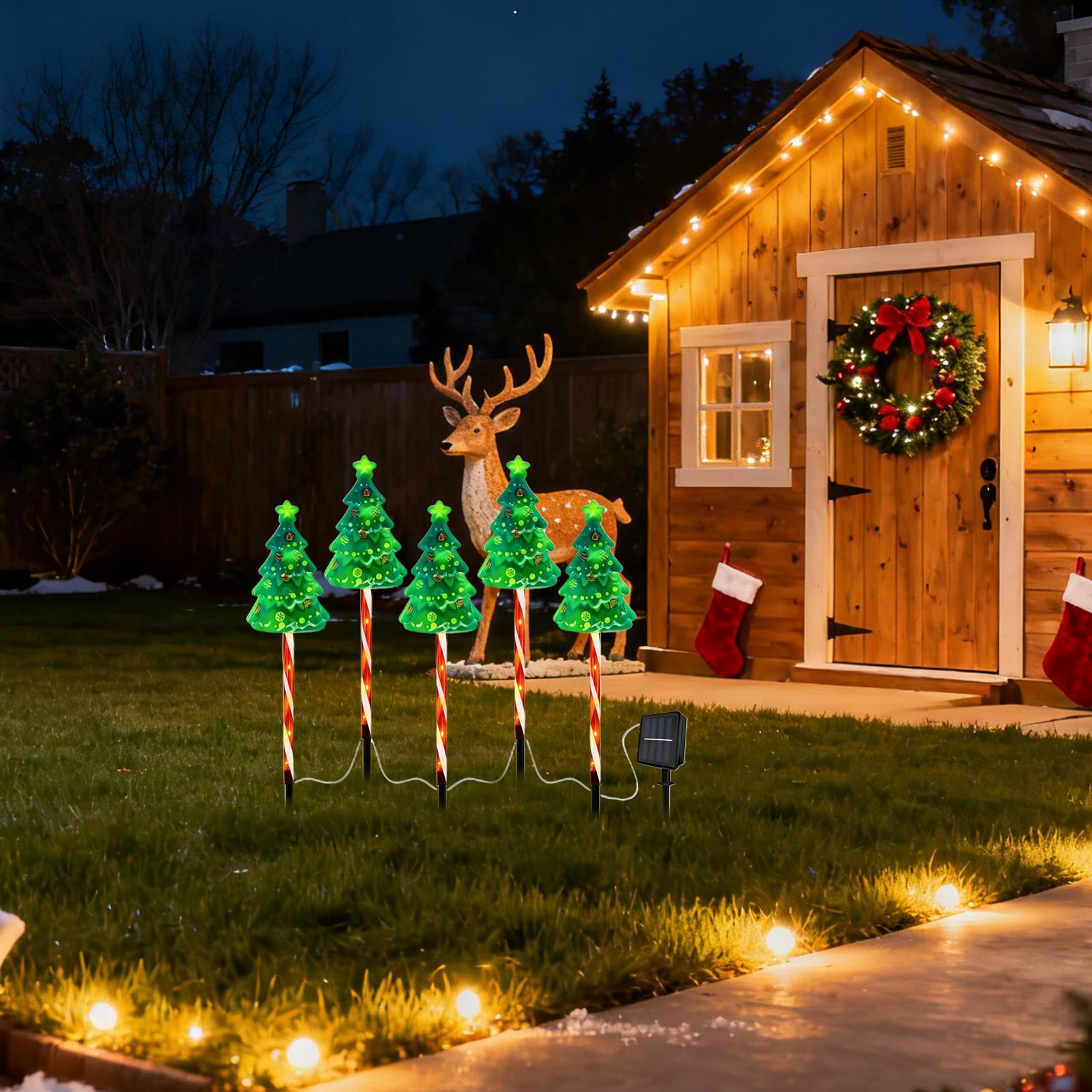 Weihnachtsbaum-Einfahrtslicht, – Outdoor Yard Power Stake Bewertung und Preis
