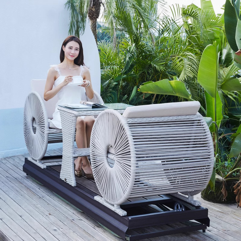 Moderner wasserdichter Doppelr – Outdoor Power Recliner Bewertung und Preis
