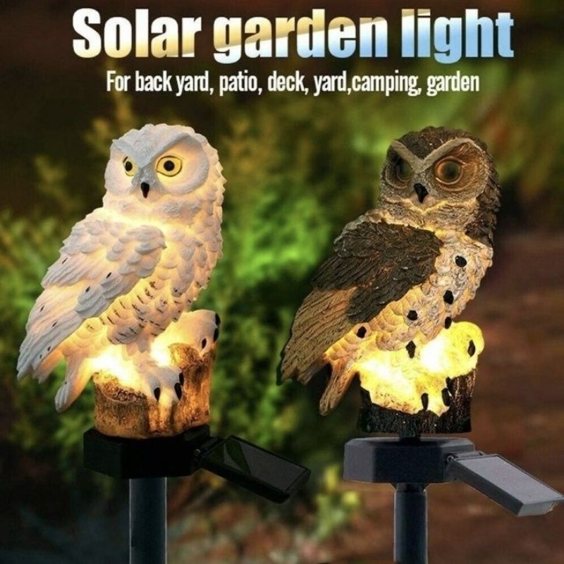 Solarbetriebene Eulen-Gartenle – Outdoor Yard Power Stake Bewertung und Preis