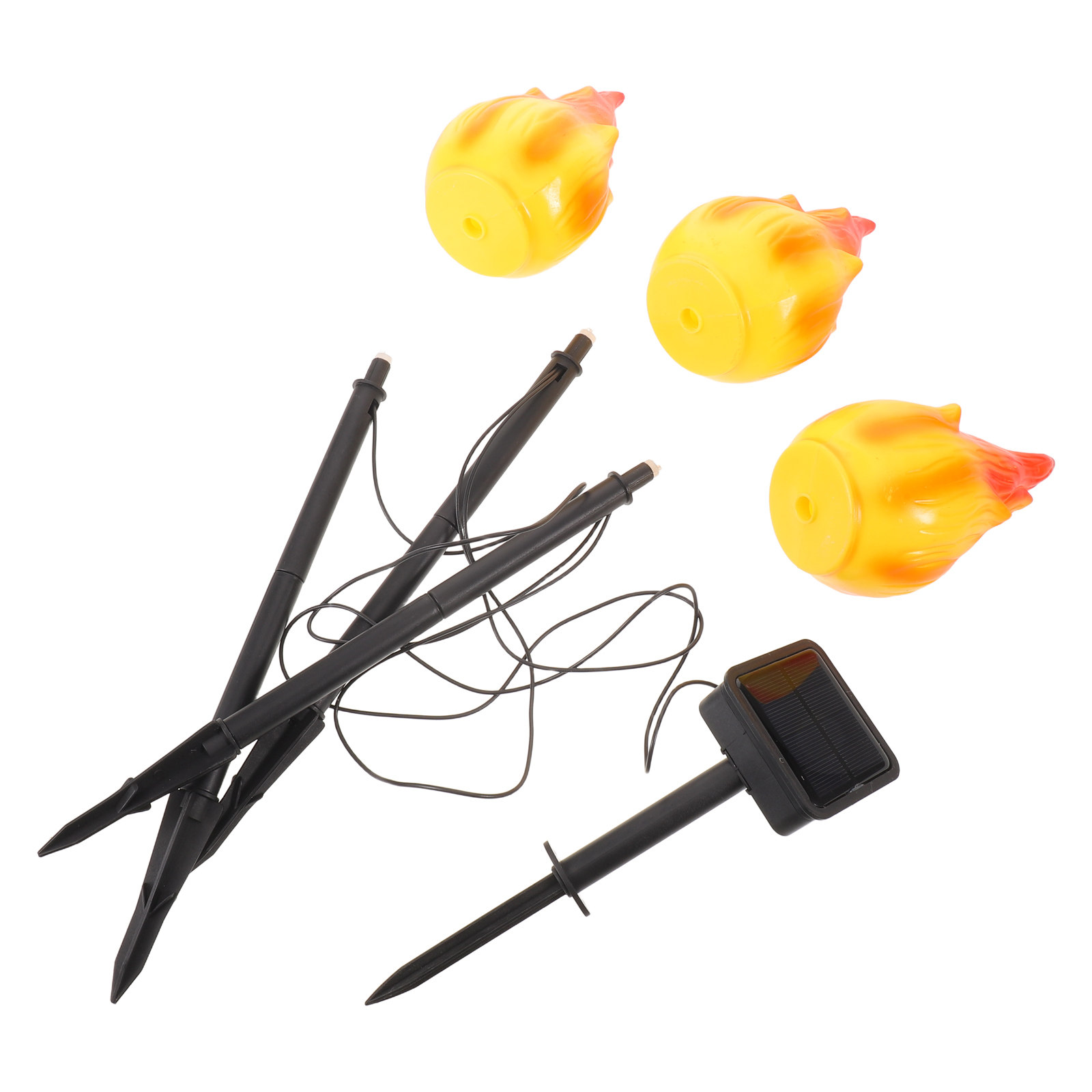 3 Stück Solar-Fackellampen für – Outdoor Yard Power Stake Bewertung und Preis
