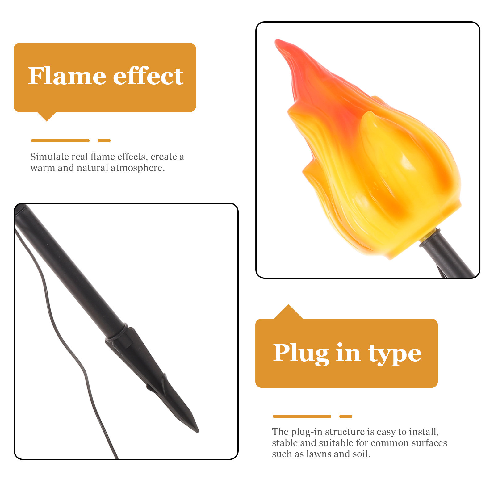 3 Stück Solar-Fackellampen für – Outdoor Yard Power Stake Bewertung und Preis